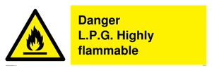l.p.g. highly flammable