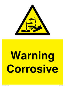 Warning corrosive