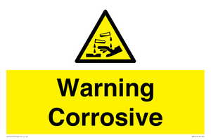 Warning corrosive