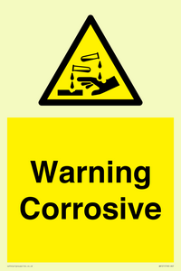 Warning corrosive