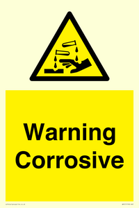 Warning corrosive