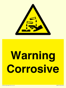 Warning corrosive
