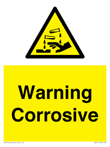 Warning corrosive