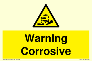 Warning corrosive