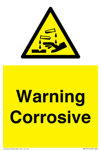 Warning corrosive