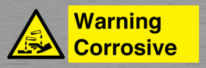 Warning corrosive
