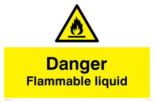 flammable liquid sign 