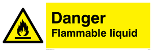 flammable liquid sign 