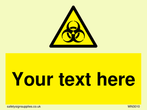 Custom Bio-Hazard Sign