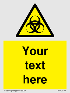Custom Bio-Hazard Sign