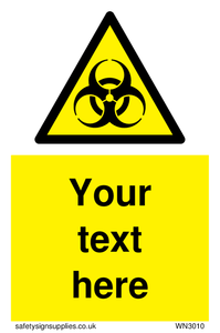 Custom Bio-Hazard Sign