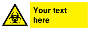 Custom Bio-Hazard Sign