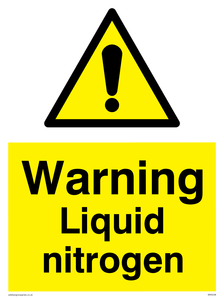 Liquid Nitrogen Warning
