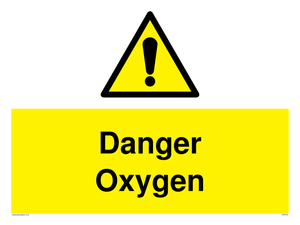 Danger Oxygen sign 