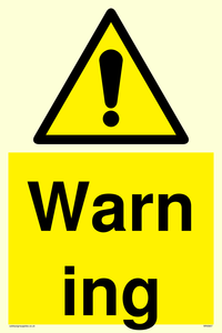 Warning cleaning chemicals