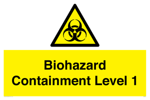 Biohazard Containment Level 1