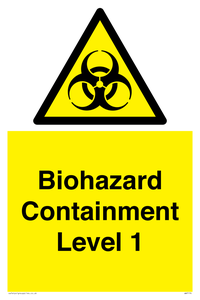 Biohazard Containment Level 1