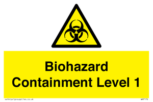 Biohazard Containment Level 1