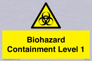 Biohazard <br/> Containment Level 1
