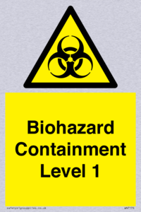 Biohazard <br/> Containment Level 1