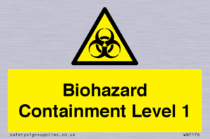 Biohazard <br/> Containment Level 1