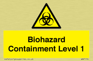 Biohazard <br/> Containment Level 1