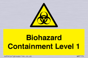 Biohazard <br/> Containment Level 1