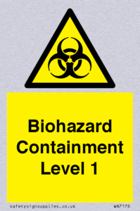 Biohazard <br/> Containment Level 1