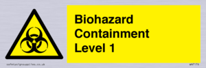 Biohazard Containment Level 1