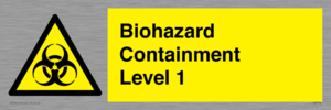 Biohazard <br/> Containment Level 1