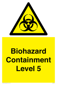 Biohazard <br/> Containment Level 5