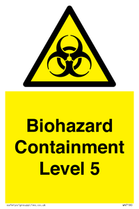 Biohazard <br/> Containment Level 5