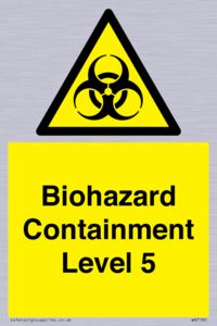 Biohazard <br/> Containment Level 5