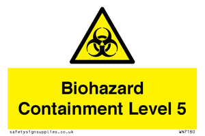 Biohazard <br/> Containment Level 5