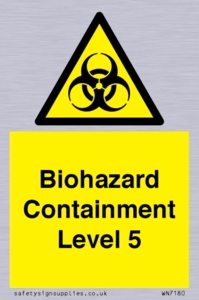 Biohazard <br/> Containment Level 5