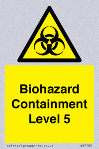 Biohazard <br/> Containment Level 5