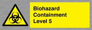Biohazard <br/> Containment Level 5