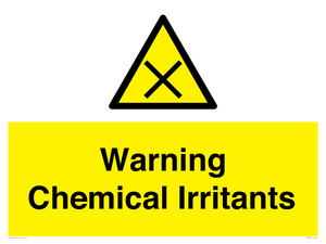 Warning Chemical Irritants 
