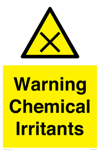 Warning Chemical Irritants 
