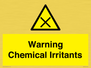 Warning Chemical Irritants 