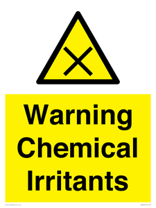 Warning Chemical Irritants 
