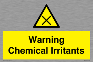 Warning Chemical Irritants 