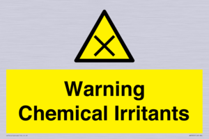 Warning Chemical Irritants 