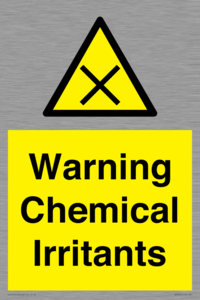 Warning Chemical Irritants 