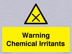 Warning Chemical Irritants 