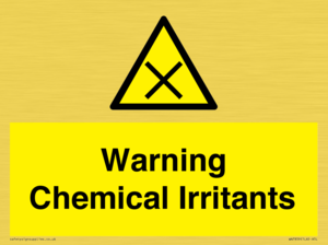 Warning Chemical Irritants 