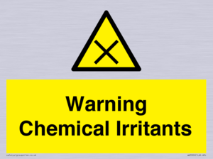 Warning Chemical Irritants 
