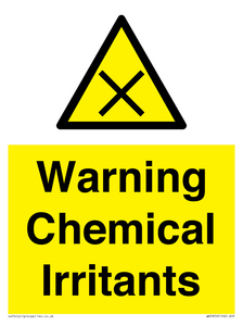 Warning Chemical Irritants 
