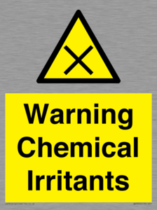 Warning Chemical Irritants 