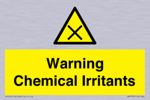 Warning Chemical Irritants 